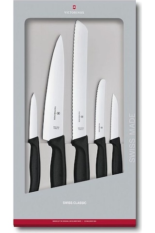 Victorinox 6.7133.5G Siyah Mutfak Seti 5 Parça Victorinox 6.7133.5G Siyah Mutfak Seti 5 Parça