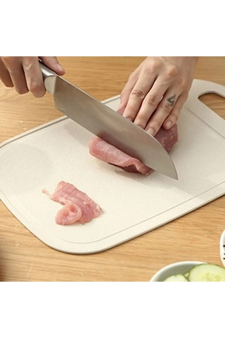 Liangmei Kaymaz Plastik Kesme Tahtası Renkli Bebek Maması Kesme -