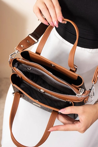 Just Polo Kahve Taba Omuz Çantası Ve Cüzdanı Kombin