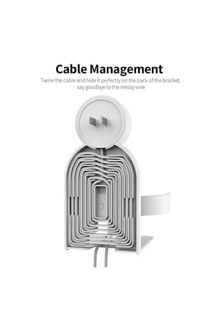 Vkemall Google Nest Wifi 2. Nesil Ac2200 İçin Beyaz Router Tutucu - Kabloları Gizle, Kolay Kurulum, Abs Malzeme, Zırhlı Ve Çizik Dayanıklı