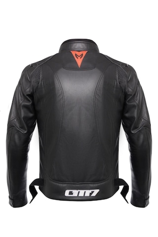 Combat Deri Korumalı Motosiklet Montu