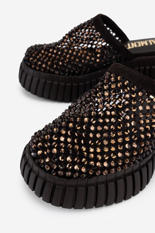 Valmenti Kadın Deri & Suni Kahverengi Düz Terlik 1141 581 Bn Trlk Y26 Brown Suede