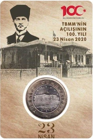 Meclis Hatıra Para Çil Özel Kapama Içinde Çil