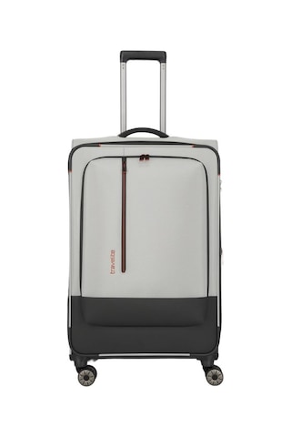 Travelite Crosslite 5.0 4w Trolley L Körüklü Büyük Boy Valiz Bej