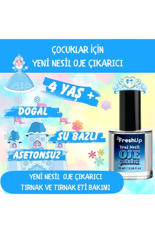 Freshup Yeni Nesil Çocuk İçin Oje Çıkarıcı Naturel 10 ML