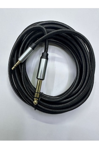 3.5 Mm 6.3 Mm Stereo Aux Kablo Aux Amfi Kablosu 3m