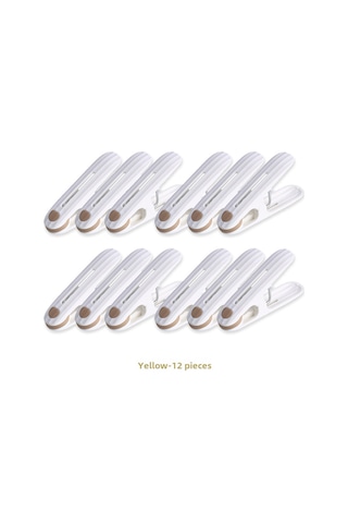 Sarı Tekli Çamaşır Mandalı, Dikişsiz Ve Rüzgar Geçirmez Sarı