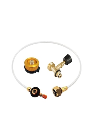 Kamp Kartuşu Tekrar Dolum Seti. Piknik Tüpünden Dolum Çok Renkli