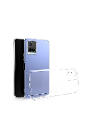 Adige Vivo Y33s Kılıf Kamera Korumalı Süper Silikon