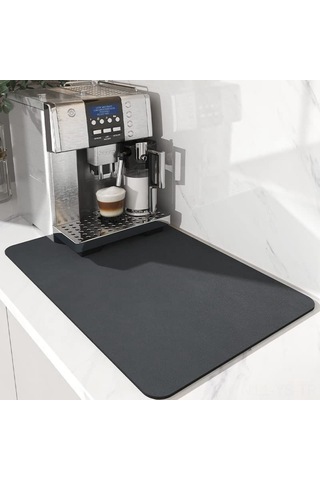 Yunboo Ev Mutfak Lavabo Su Emici Kurutucu Yastık, Isı Yalıtımı Ve Leke Önleme Özelliği, 30x50cm Saflık Desenli, Cd0061-2 MAvi