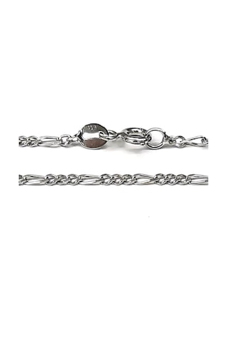 Omar Silver Unisex Ince Figaro 2,2 Mm 925 Ayar Rodyumlu Gümüş Kol