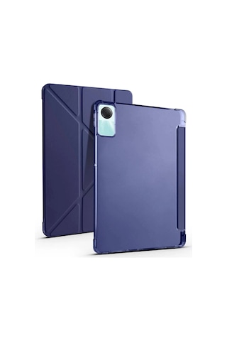 Xiaomi Redmi Pad Se 4g Kılıf Kalemlikli Mars Tablet Kılıfı - Lacivert Tablet Kılıfı