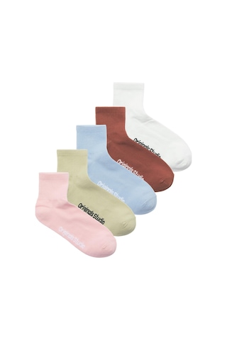 Jacvesterbro Short Tennıs Socks 5 Pack Kiremit Siyah