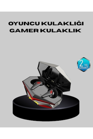 Bluetooth - 87 - 5.0 Kablosuz Kulaklık Led Işıklı - Dpmıx-hb - Silikonlu Tasarımlı