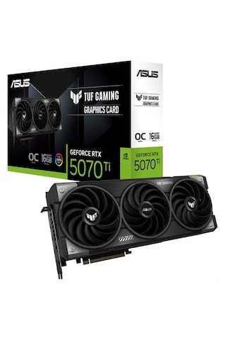 Asus TUF-RTX5070TI-O16G-GAMING GeForce RTX 5070 Ti OC 16GB GDDR7 256 Bit DLSS 4 Ekran Kartı