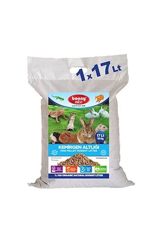 Bonny Nice Doğal Çam Pelet Tavşan Kafes Altlığı 10 Kg 20 Lt 1 Adet