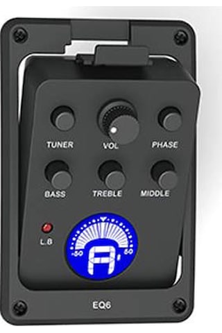 Nemesis EQ-6 Led Ekran Akort Aletli Gitar Saz Ekolayzer Seti
