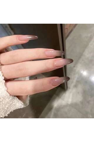 Güvenli Jöle Tutkallı Şık Gradyan Badem Çivileri - Salon Profesyonelleri Ve Moda İleri Kadınlar İçin Mükemmel Xnph1553