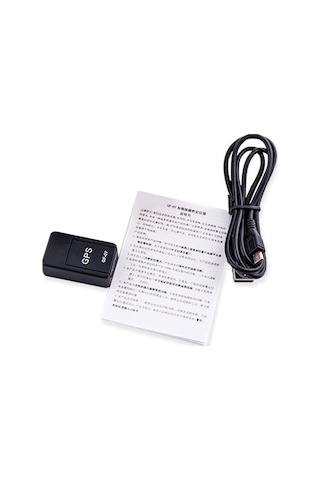 Elmpaly Küçük Gps Takip Cihazı - Araba, Çocuk, Yaşlılar İçin Siyah, Gerçek Zamanlı Konum Takip Siyah