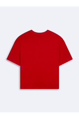 LTB Baby Tee Basic Bisiklet Yaka Kırmızı T-shırt