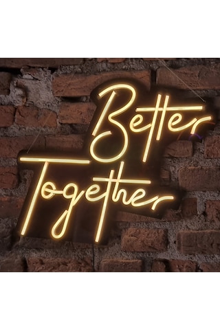 Neon Ledli Duvar Aydınlatması Better Togetter
