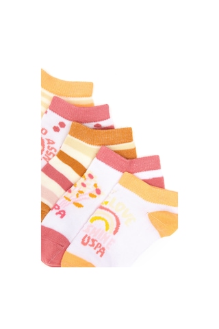 U.s. Polo Assn. Kız Çocuk Koyu Pembe Çorap 50304449-vr167 Koyu Pembe