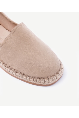Yargıcı Jüt Tabanlı Deri Espadril 25yeay4015x 017 Bej