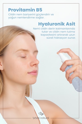 Bade Natural Vitamist Provitamin B5 & Hyaluronik Asit Yüz Spreyi 100 ML