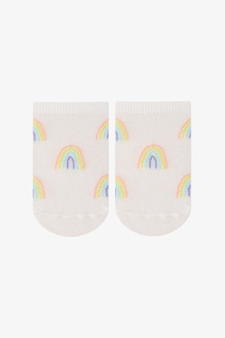 Penti Renkli Kız Çocuk Sunny Rainbow 4 'lü Patik Çorap