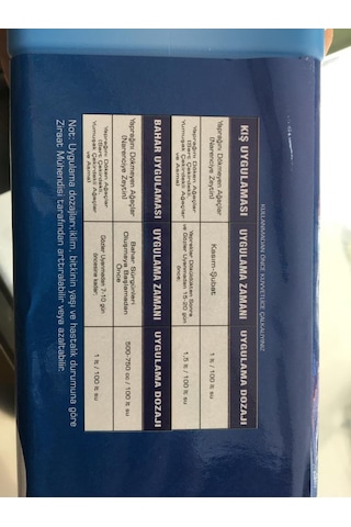 Bakırlı Gübre Çözeltisi 1 Lt.