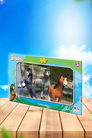 Ks Games Trt Çocuk Doru 24 Parça Frame Puzzle/Yapboz