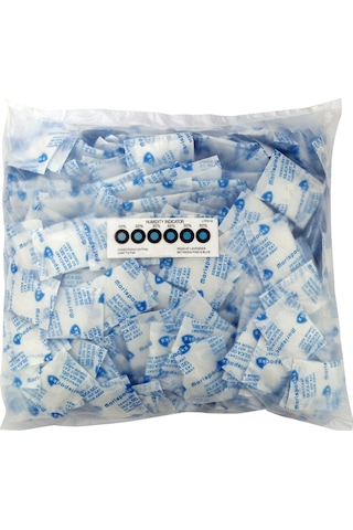 Marispacks 5 G X 500 Adet Silikajel Nem Alıcı Paket Nonwoven, Polietilen Poşette