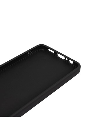 Samsung Galaxy Uyumlu A06 Kılıf Zore Biye Silikon Siyah