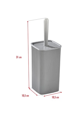 Wc Fırçası & Tuvalet Fırçası Gri 2 Parça Gri