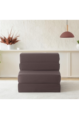 Valeria Katlanır Yatak Olabilen Koltuk Tek Kişilik Bej