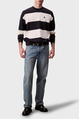 Calvin Klein Erkek Kazak Lv04rc304g Chw Lacivert-beyaz Lacivert-beyaz