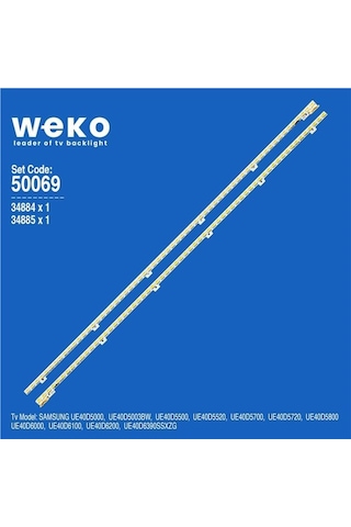 Samsung Ue40d5500 40'' İnç 2 Adet Tv Led Bar Tvnizin İçindeki Led Barla Aynısı Olduğunu Görmeden Almayınız. Led Bar Ürünlerinde Paket Açıldığında İade Kabul Edilmemektedir.