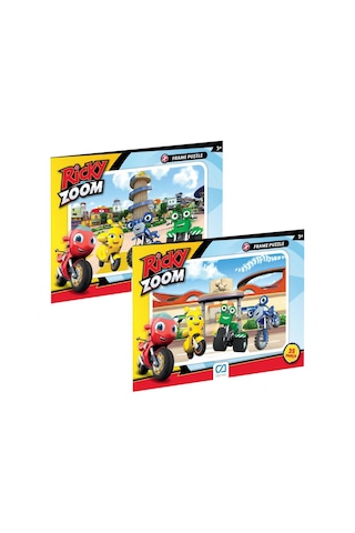 Babystore Ricky Zoom Frame Puzzle 35 Parça 2'Li Puzzle Seti