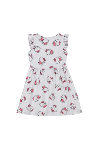 Hello Kitty 6-9 Yaş Elbise - Kırık Beyaz