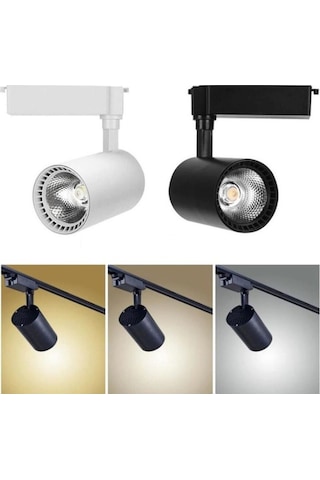 30W Led Ray Spot Siyah Kasa- Günışığı