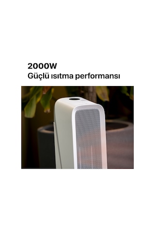 Xenon Smart Akıllı Turbo Fanlı Isıtıcı İç Mekan Wi-fi Isıtma Cihazı Ultra Sessiz Ptc Seramik Space Heater Ve Çoklu Priz Seti