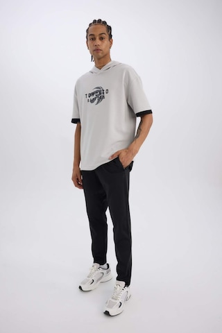 DeFactoFit Sporcu Jogger Eşofman Altı Slim Fit Dar Kesim Standart Paça Skuba Dalgıç Kumaş Beli Lastikli Düz Paça E3930AX24WNBK81 Siyah