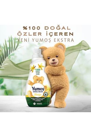 Yumoş Doğal Özler Vanilya + Bebek + Kırışıklık Karşıtı Yumuşatıcı 3 x 1200 ML