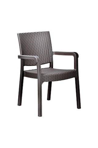 Troya Rattan Koltuk Kahverengi 6'li Set
