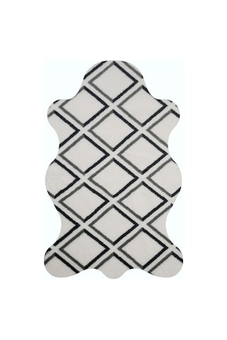 Prizma Halı Marble Peluş Halı Kare Desen - Pos Kesim