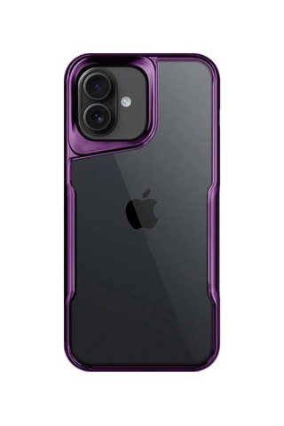 İphone 16 Kılıf Boyi Silikon Kapak - Derin Mor