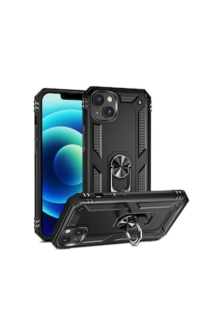 Apple Uyumlu iPhone 14 Plus Uyumlu Zore Vega Kılıf-siyah Siyah -