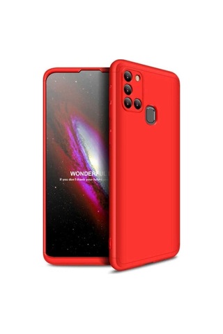 Galaxy A21s Kılıf Zore Ays Kapak Kırmızı