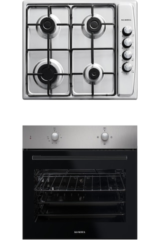 Kumtel B66-S2 - KO-410 BF Inox Ankastre Set