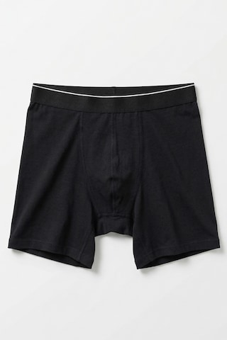 Öts Erkek Pamuklu Boxer Uzun Paça Boyu Esnek Ve Konforlu 2645 Siyah